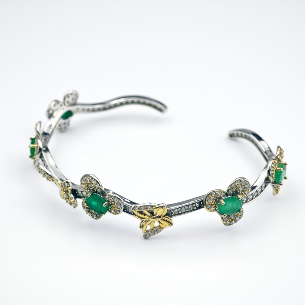 Royal Emerald Garden Ring